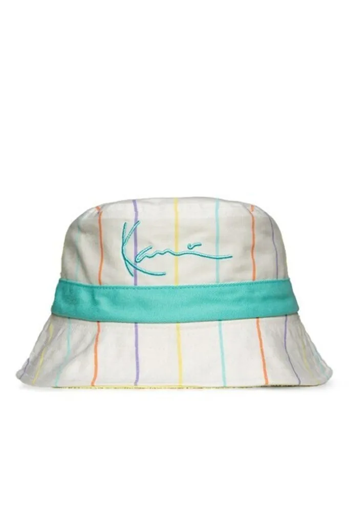 Bob Karl Kani Niki Bucket Hat Réversible Design Multicolore Taille UNI
