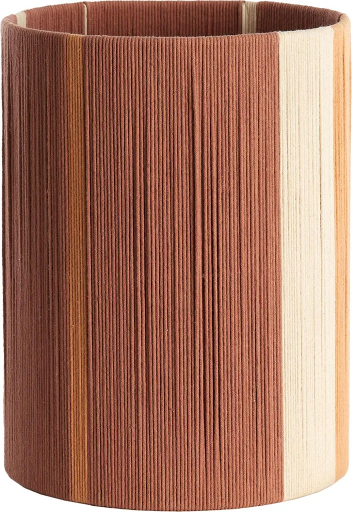 Abat-jour Rouge en Textile de Qualité Ø 30cm Modèle Medan de Luxe