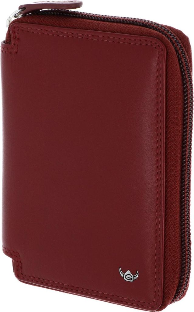 Golden Head Leder Geldbörse Polo RFID Protect RV-Börse 3315 Rot dunkelrot