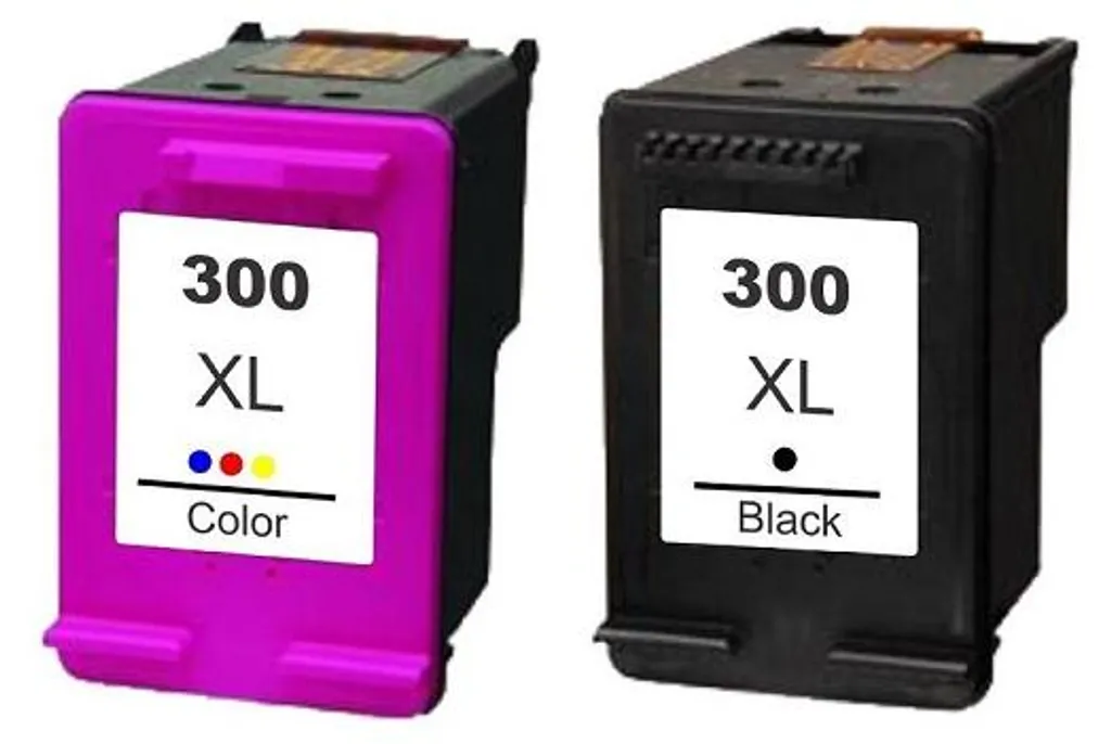 Pack de 2 Cartouches d'Encre pour HP 300 XL Noir et Couleur Compatibles