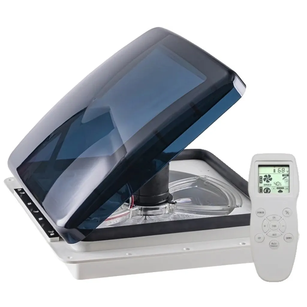 Ventilateur de toit camping-car avec télécommande et capteur de pluie EU