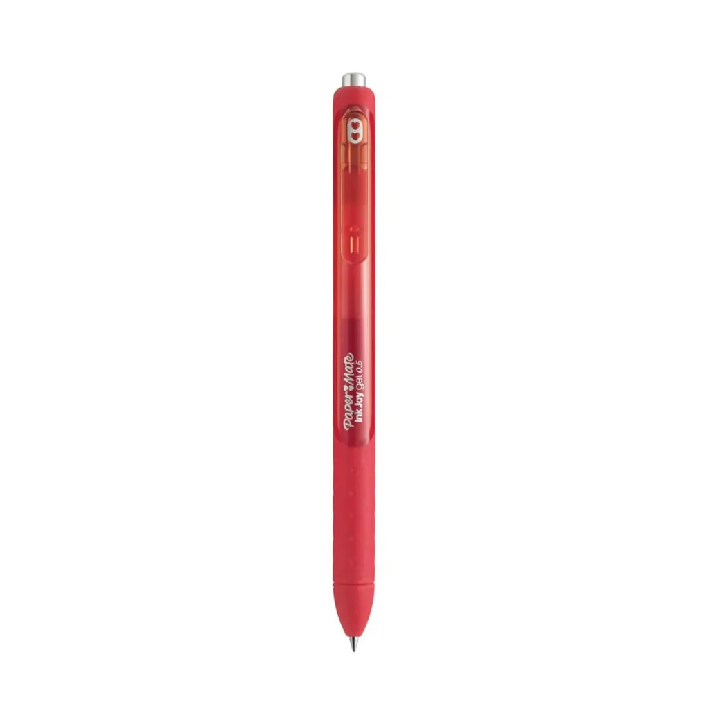 Paper Mate InkJoy Gel Stylo Rétractable Rouge Pointe 0.7mm Boîte de 12