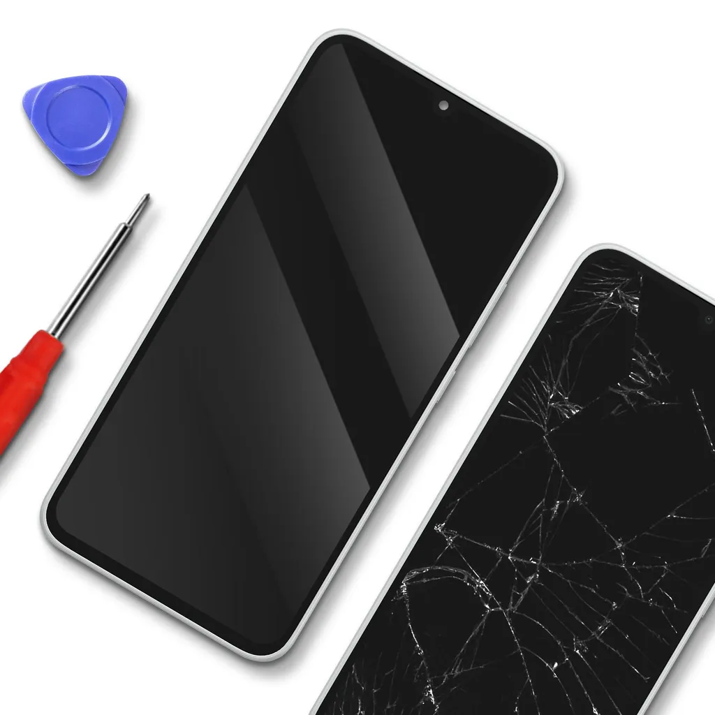 Écran Samsung Galaxy A34 Complet AMOLED Argent pour Réparation Afficheur