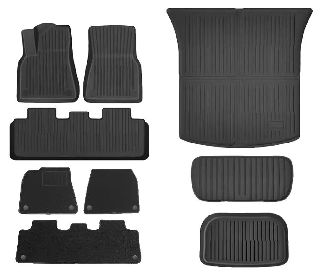 Tapis de sol anti-saleté 9 pièces double couche : fini la moquette sale