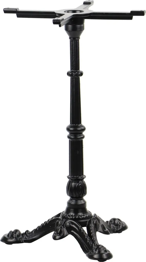 Base Centrale in Ghisa per Tavoli Nera SH-5051A 42x72,5 cm