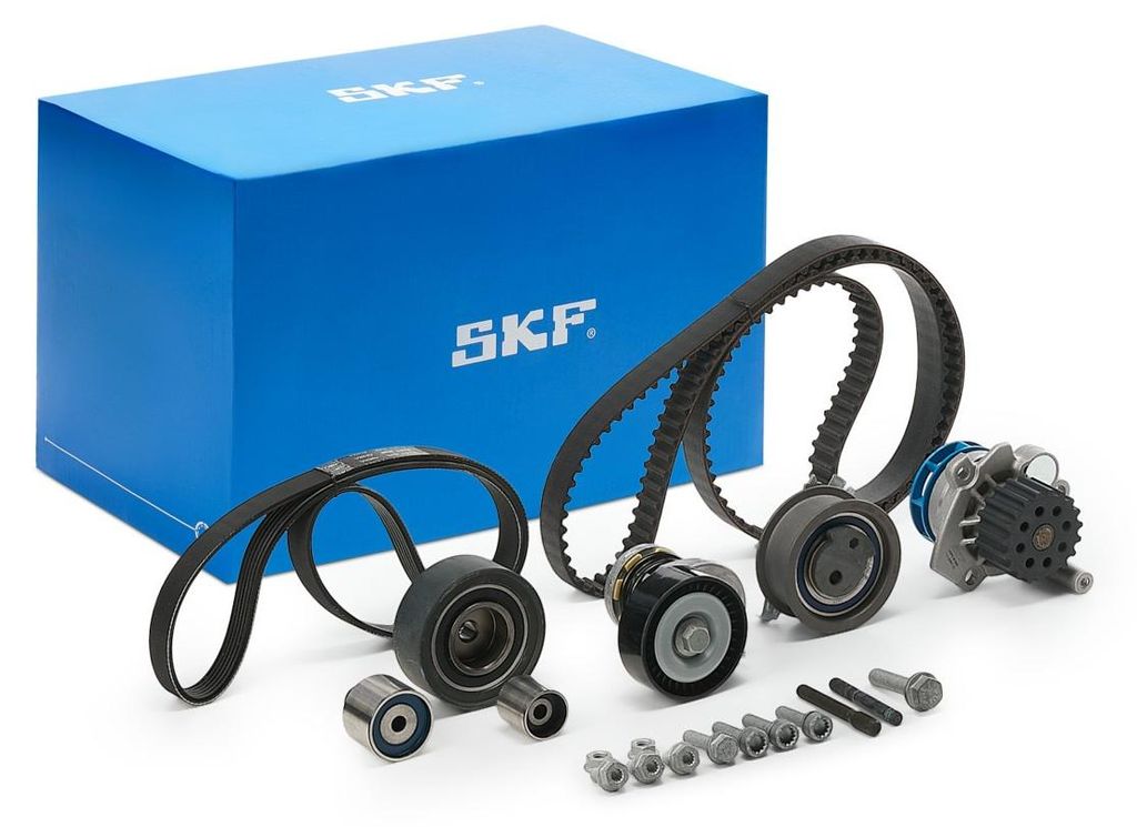SKF VKMC 11000 Zahnriemensatz + Wasserpumpe für VW GOLF VI (5K1) Polo Schrägheck (6R1, 6C1) TIGUAN (5N) Passat Variant (3C5) GOLF PLUS (5M1, 521)