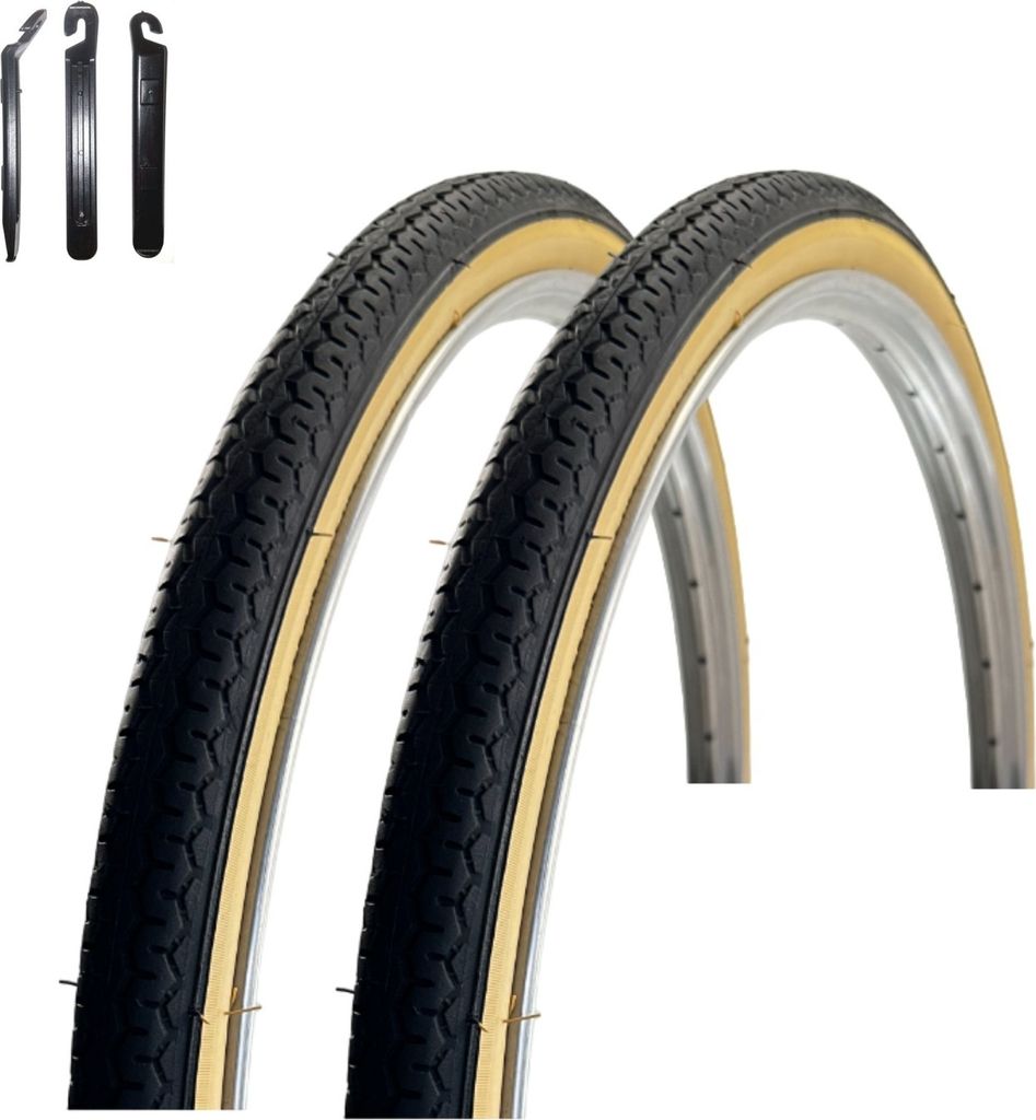 2 x VEE Rubber V028 28" Fahrradreifen Schwarz/Creme 40-635 Produktbild 