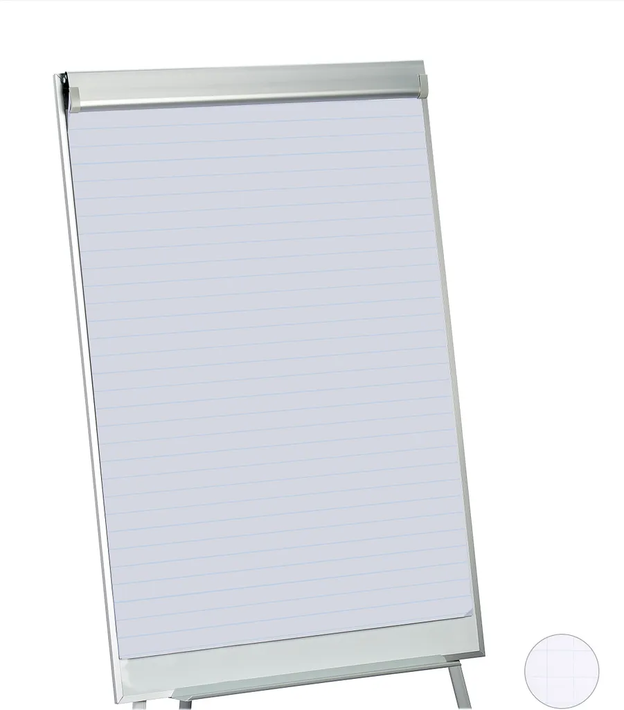 Papier pour Flipchart 50 Feuilles avec Perforation Standard 80x58 cm