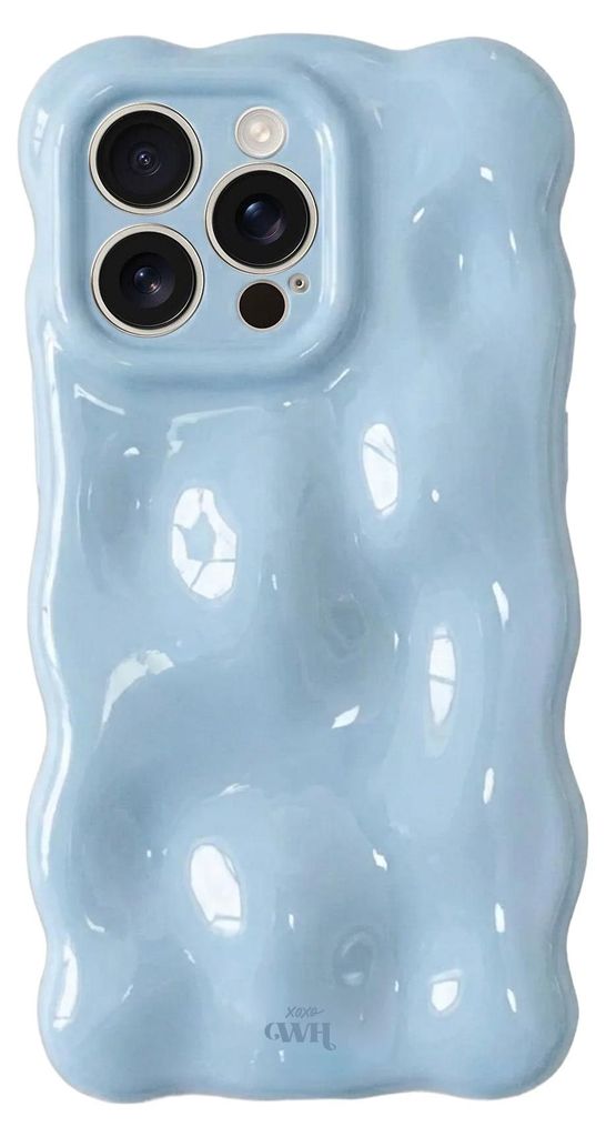 Bubbly Hülle Ice Blue - Kompatibel mit iPhone 13 Pro