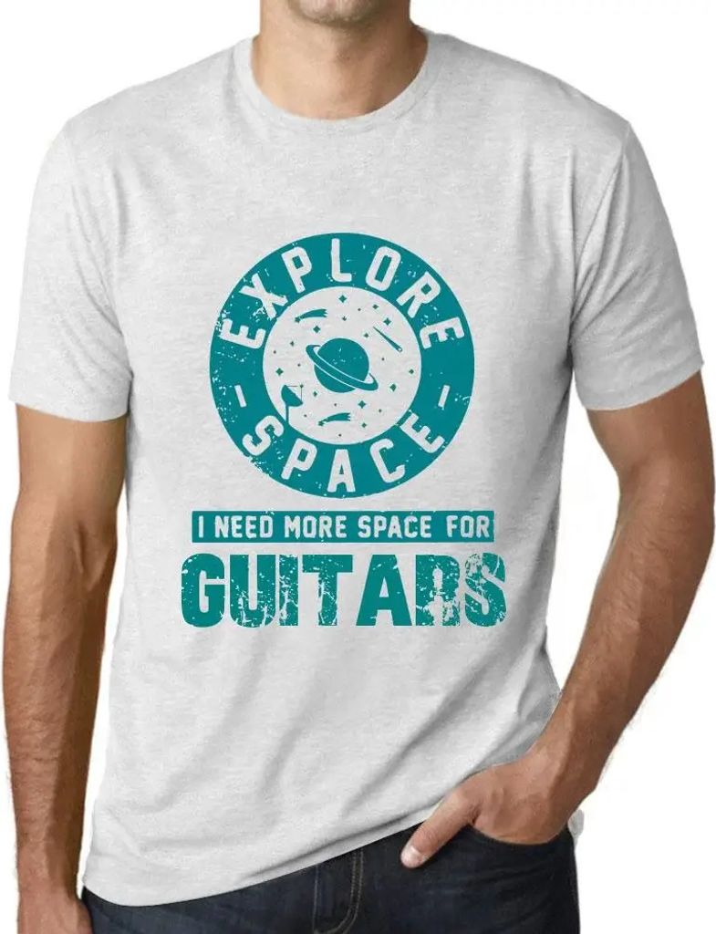 Herren Grafik T-Shirt Platz erforschen ich brauche mehr Platz für Gitarren – Explore Space I Need More Space For Guitars – Öko-Verantwortlich...