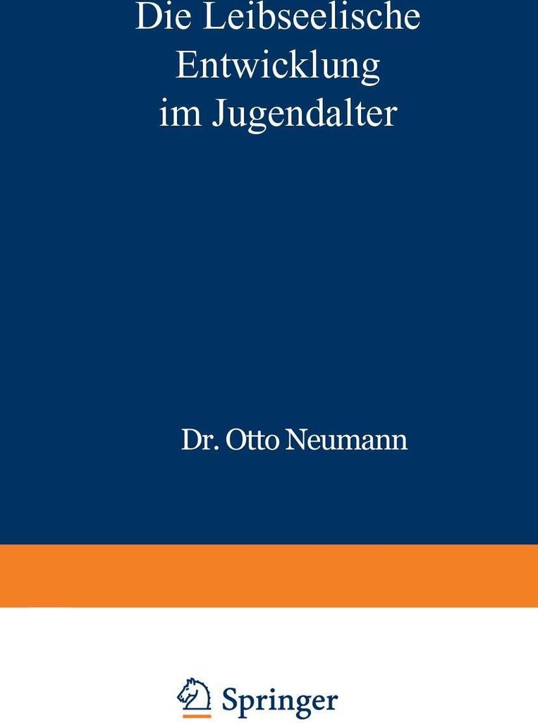 Die Leibseelische Entwicklung im Jugendalter