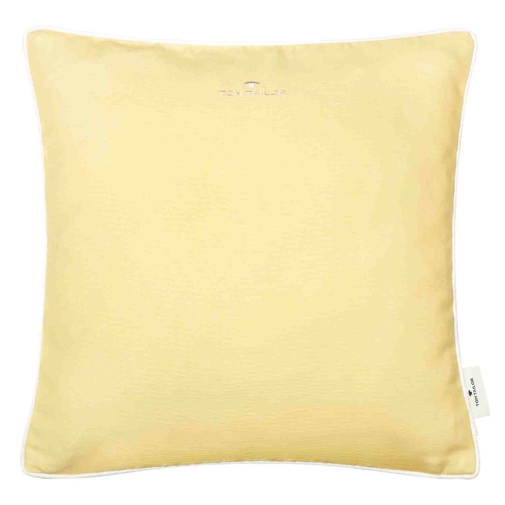 Tom Tailor Zierkissenhülle Dove Signature gelb 40x40cm Produktbild 