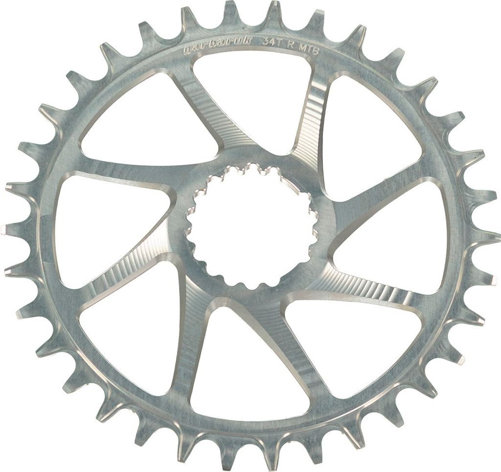 Garbaruk Cannondale Hollowgram Round Kettenblatt Silber 34t Silber 34t