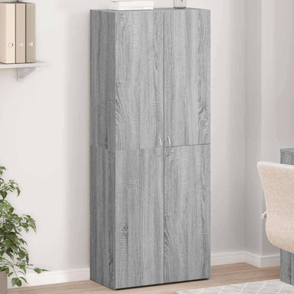 Design Aktenschrank Grau Sonoma 60x32x153 cm Holzwerkstoff - Aktenschränke 2025 Neu9325443 2parcel