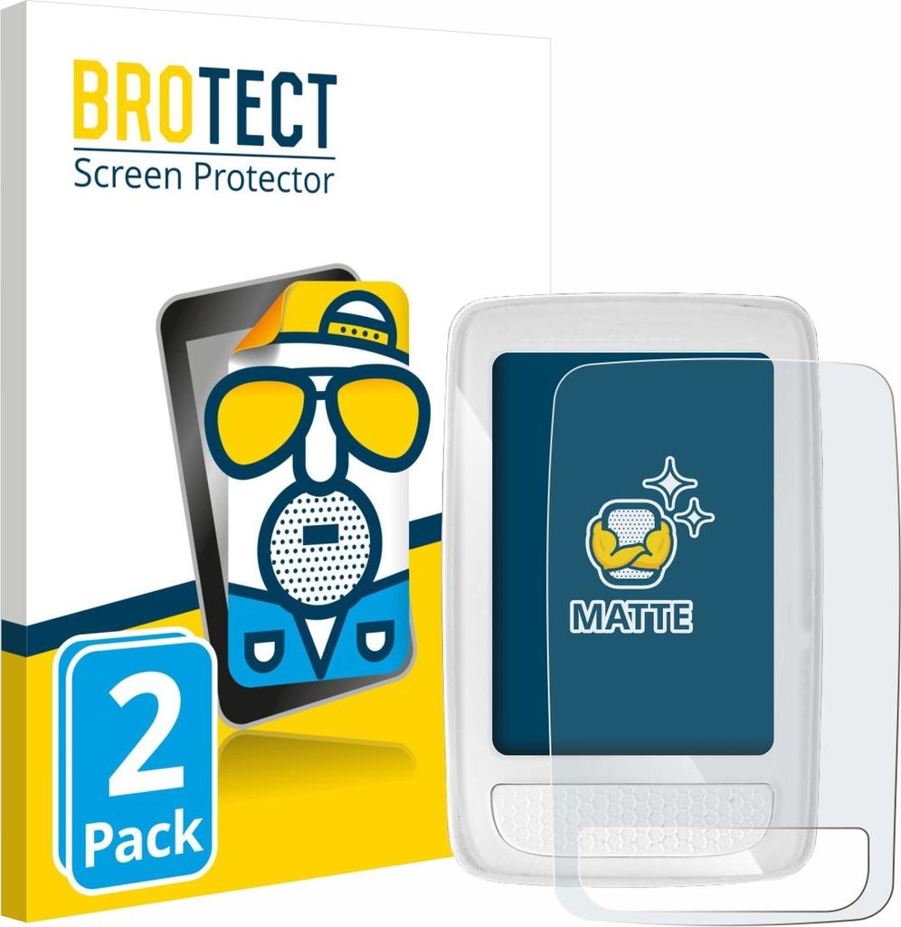 2x BROTECT Schutzfolie für Giant Axact 14W Displayschutz Displayschutzfolie Folie Matt Entspiegelungsfolie