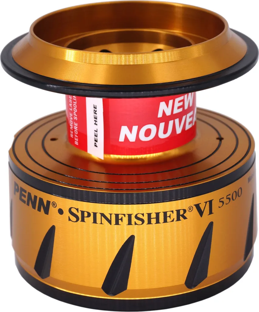 Bobine PENN Spinfisher VI 9500 en aluminium - Réf 1489364 pour Mer