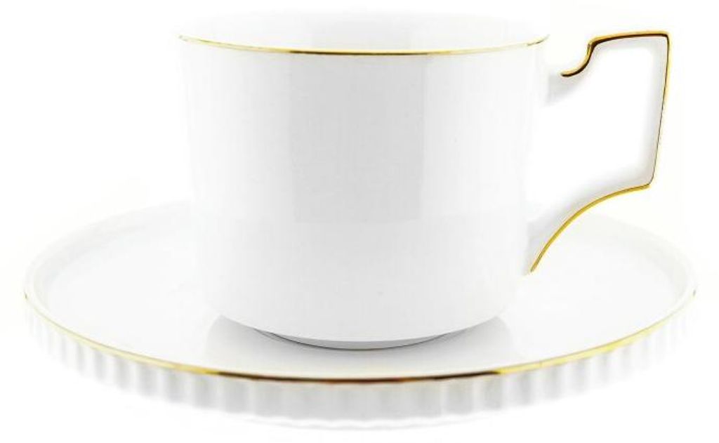 Kaffeetassen-Set 200 ml 12 Teilig aus Porzellan in Weiß mit Produktbild 