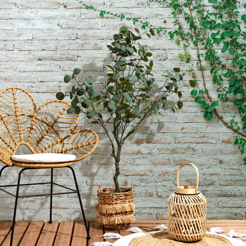 Plante Artificielle Eucalyptus 130cm : Arbre Artificiel Déco Nature