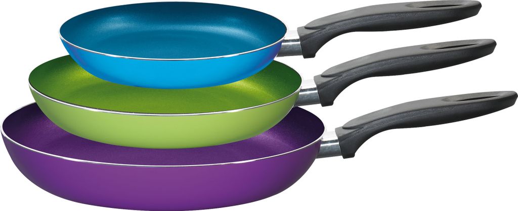 3tlg. Bratpfannenset KING® ALU mit Keramikbeschichtung / Produktbild 