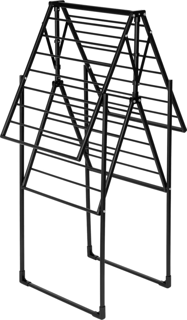 Séchoir Suzana noir double étage - Structure robuste et design moderne - 7