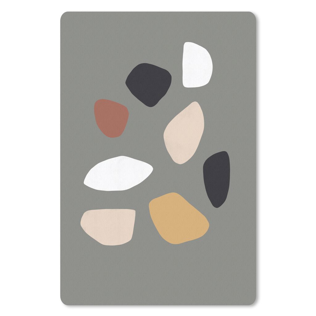 MuchoWow Mauspad Mousepad Minimalismus - Pastell - Gestaltung 40x60 cm - Mousepads - Maus Mat - Pad - Mausunterlage - Schreibtisch Accesoire