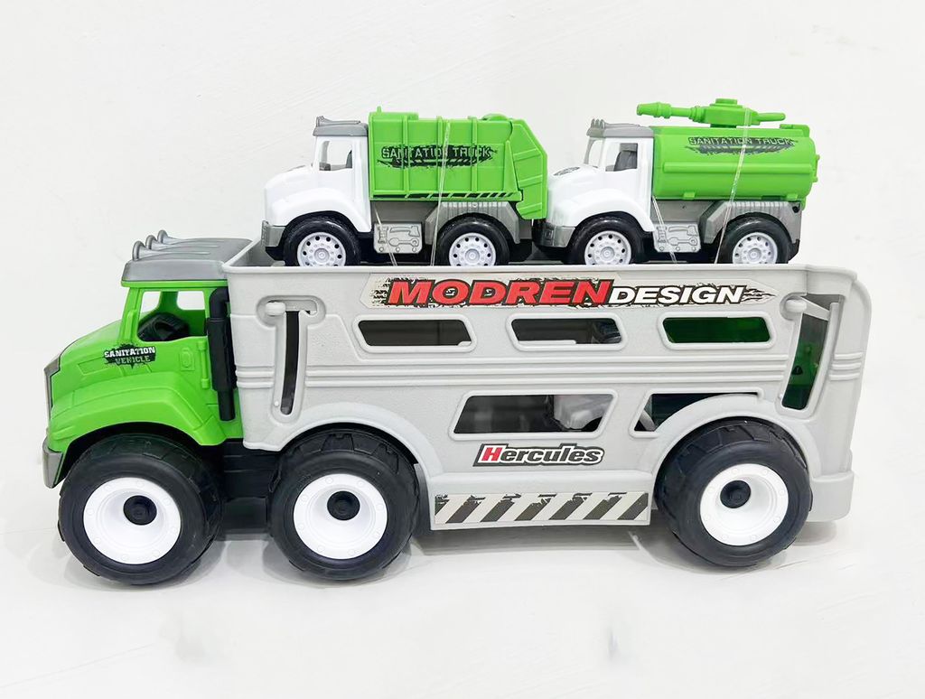 Sattelzug mit Autos 31 cm