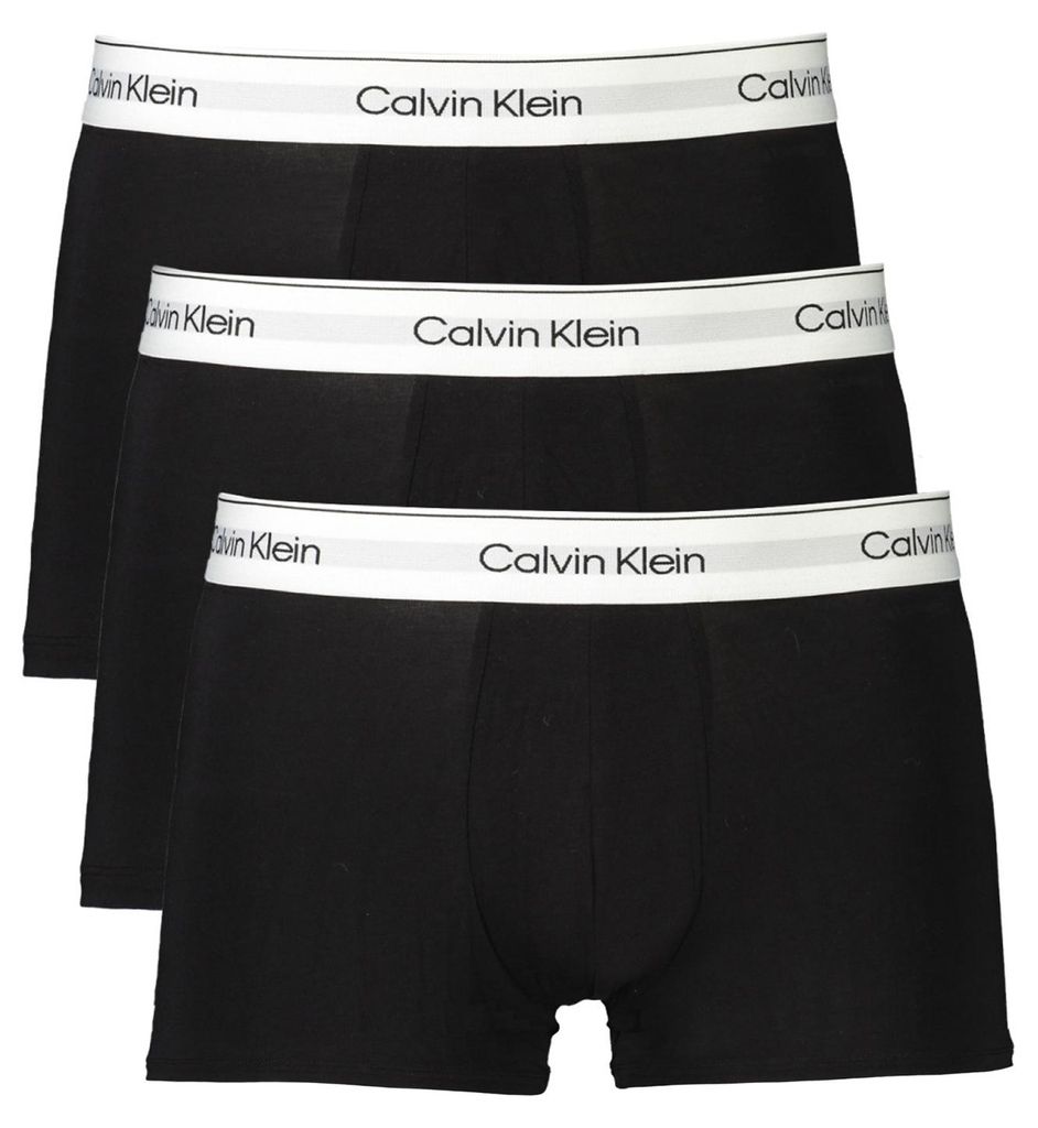 Calvin Klein Boxer Uomo Nero Cotone Elastam : Taglia - M Immagine del prodotto 