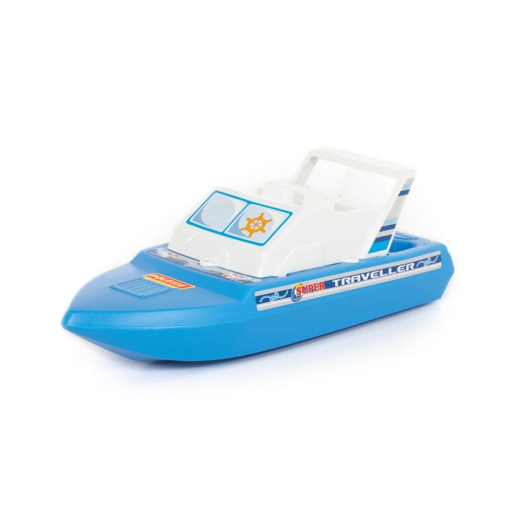 POLESIE Kompaktes Kinder Spielboot Kunststoff ca. 405x150x123 mm ab 1 Jahr