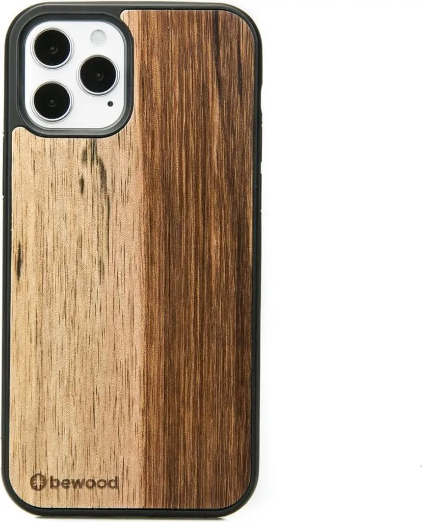 Custodia iPhone 12 MANGO Wood: Protezione Urban in Legno Vero