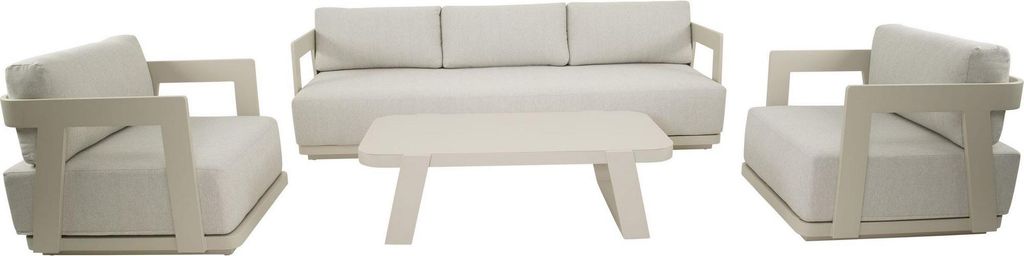 Lesli Living Lounge-Set "Makai" beige/weiß