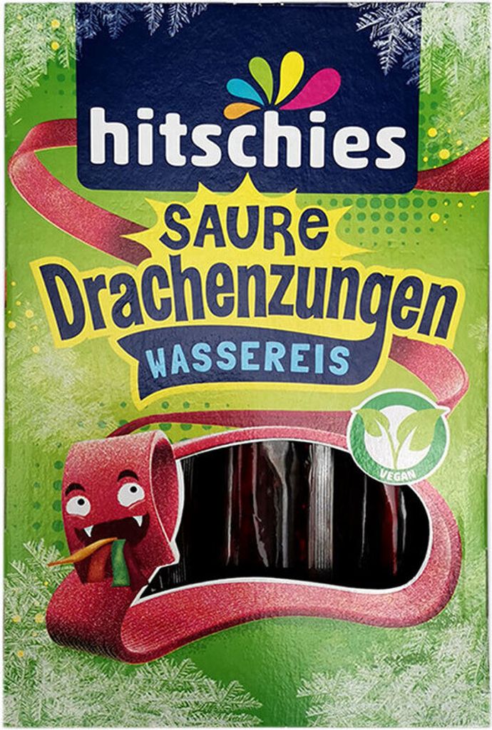 Hitschies kyselé dračí jazýčky vodní led k samomrazení Obrázek produktu 