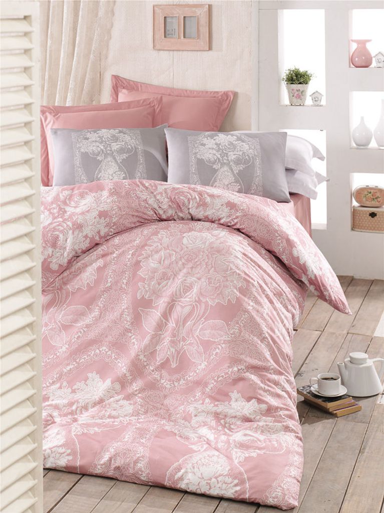 L'Essentiel Linge de Maison, Adal- PRL2262, Rosa, Bettdecken, 100% Baumwolle ranforce