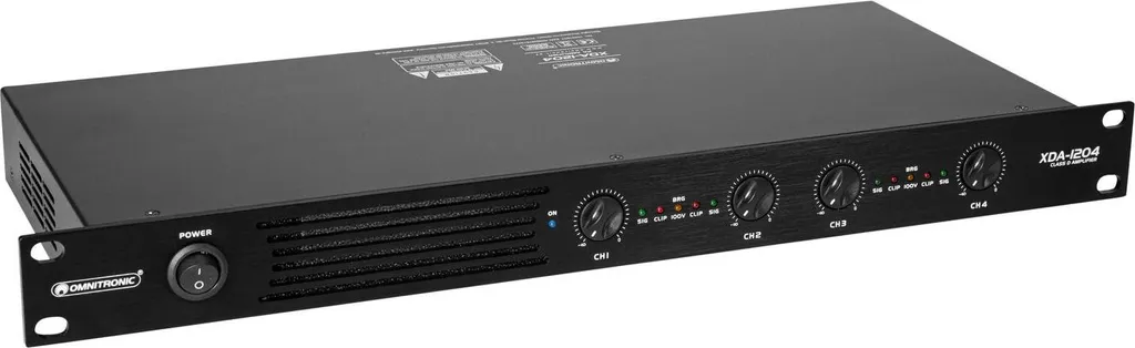 Amplificateur OMNITRONIC XDA-1204 4 Canaux Class D 10451637 Sono