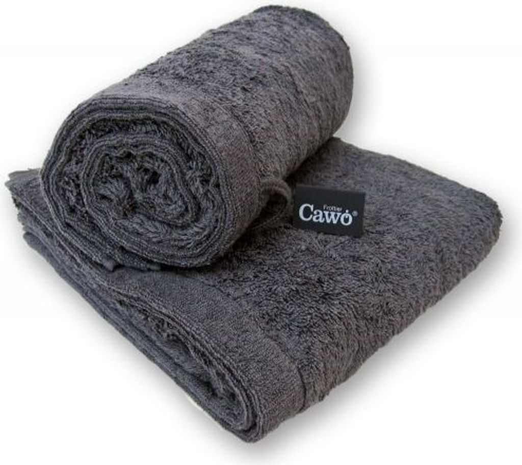 Cawö Lifestyle Uni Handtuch 50/100cm, Farbe anthrazit Produktbild 