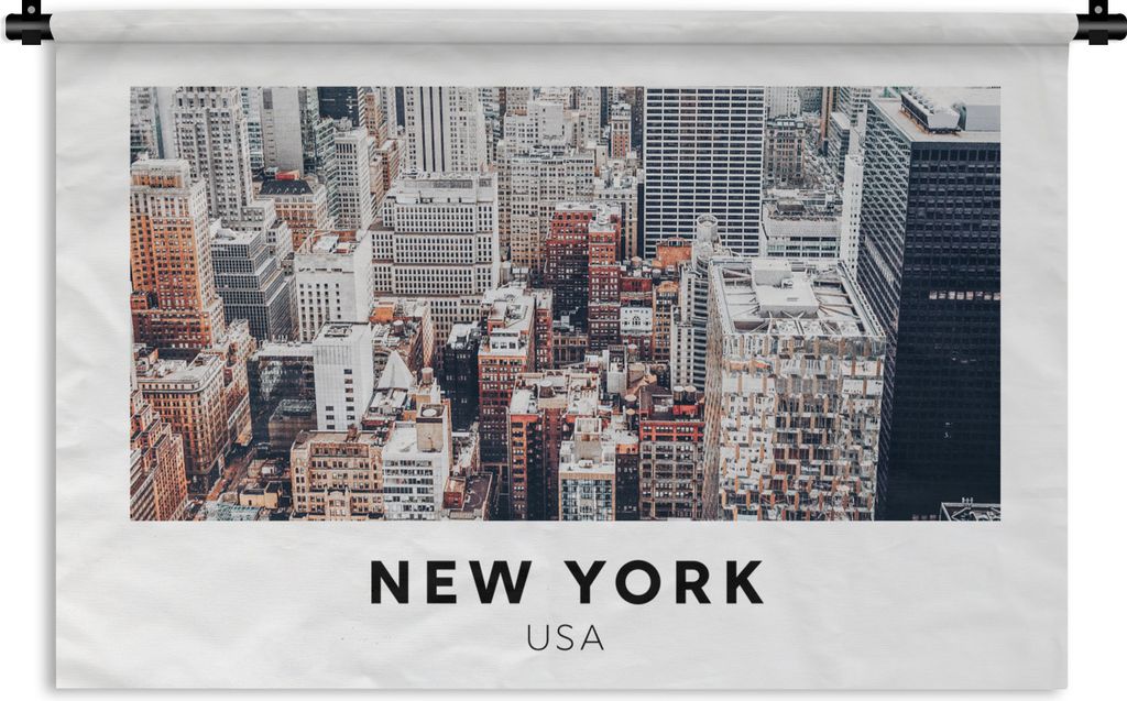 MuchoWow Wandteppich Wandbehang New York - Amerika - Architektur 60x40 cm Tapisserie Dekoration Wandtuch - Wanddekorationen