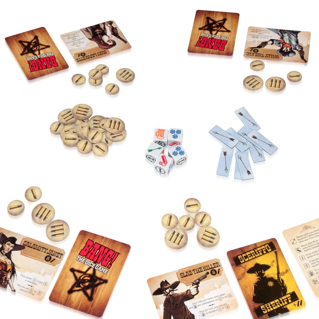 Asmodee BANG! Het dobbelspel, Bordspel, vanaf 8 jaar Productafbeelding 