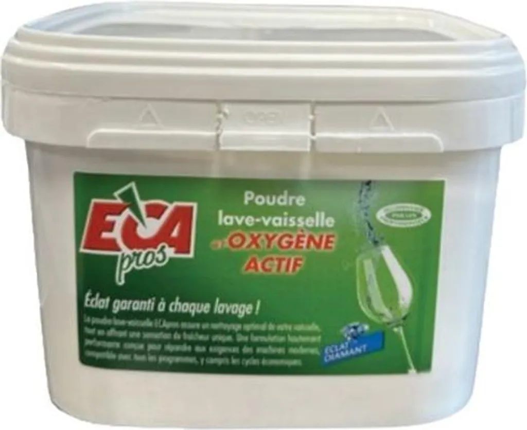 Poudre Lave-vaisselle Ecapros pour Nettoyage Intensif Plats Encrassés