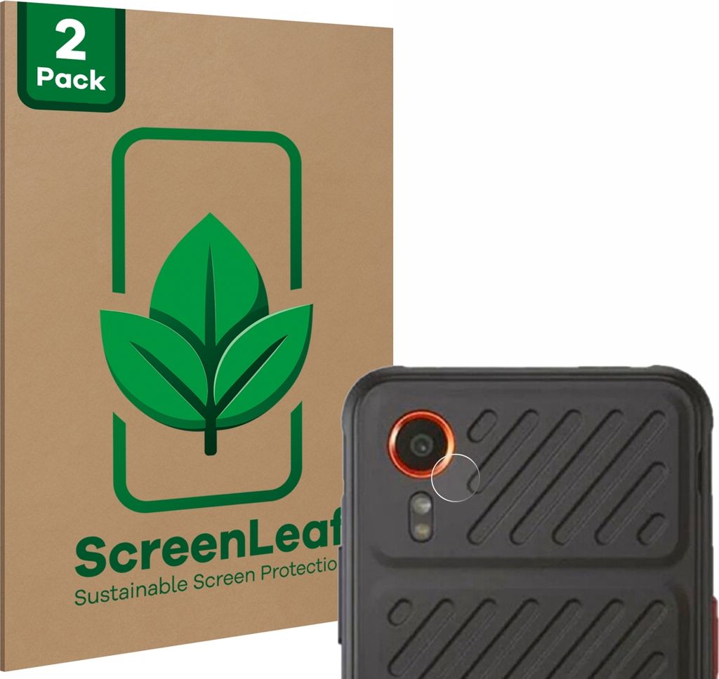 2x ScreenLeaf Schutzfolie für Samsung Galaxy XCover 7 (NUR Kameraschutz) nachhaltiger Displayschutz Display Schutz Folie Klar Transparent