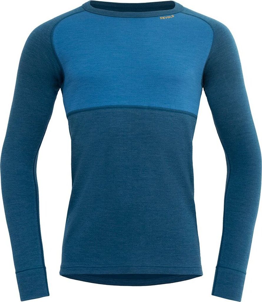 Devold Expedition Merino Silk Shirt Man Flood/Blue M Thermischeunterwäsche