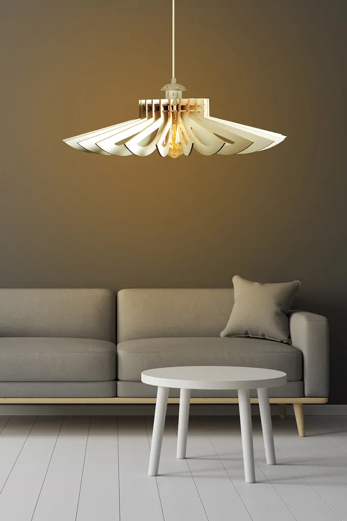 Suspension Salon Moderne Blanche Opviq - Lustre Chic pour Salle à Manger