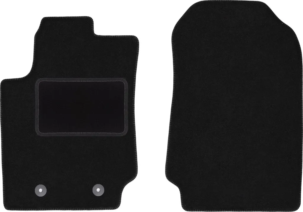 Set 2 Tappetini Anteriori Velour Neri Ford Ranger Raptor dal 2019