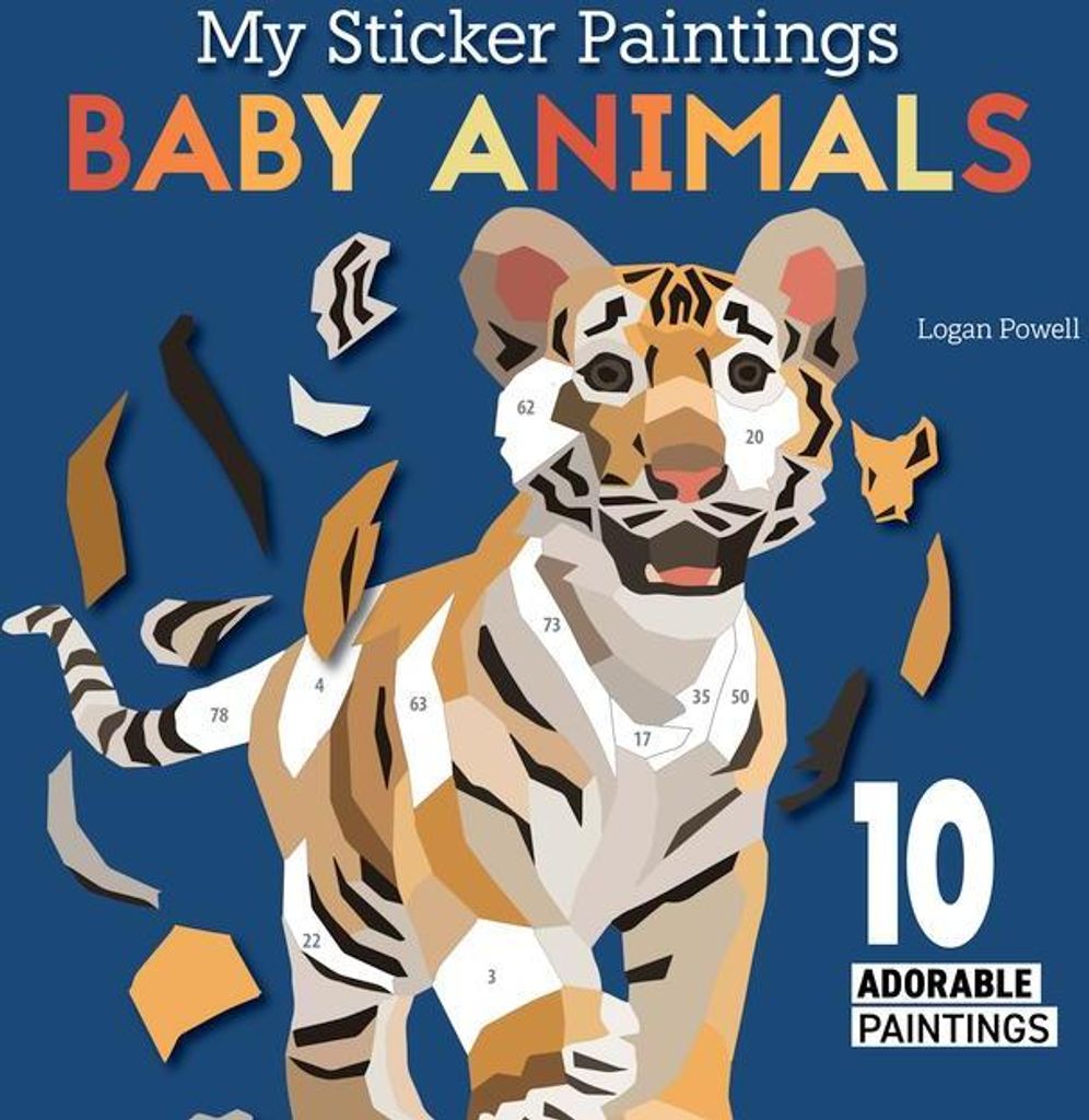 My Sticker Paintings: Baby Animals