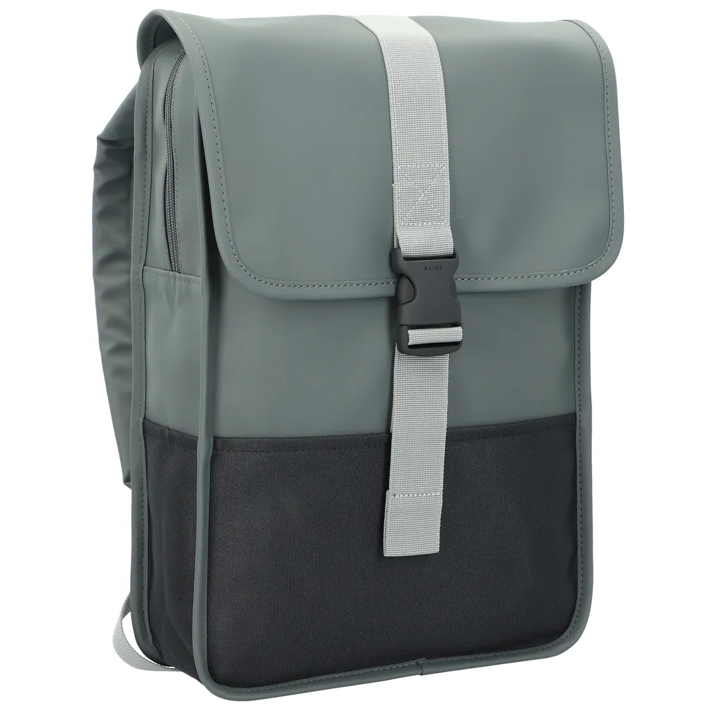 Rains 1370 Buckle Backpack Mini Slate : Sac à dos imperméable gris - 8