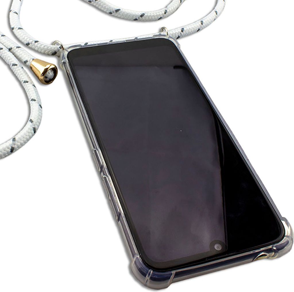 caseroxx Schutz-Hülle TPU-Hülle kompatibel mit Gigaset GS190, Gummi Handy Tasche weiß