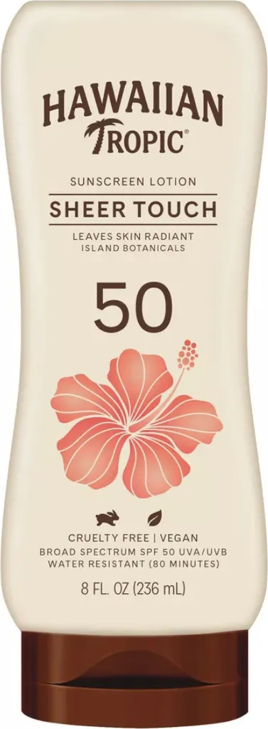 Lait Solaire SPF 50 Hawaiian Tropic 236ml Résistant à l'Eau et Vegan