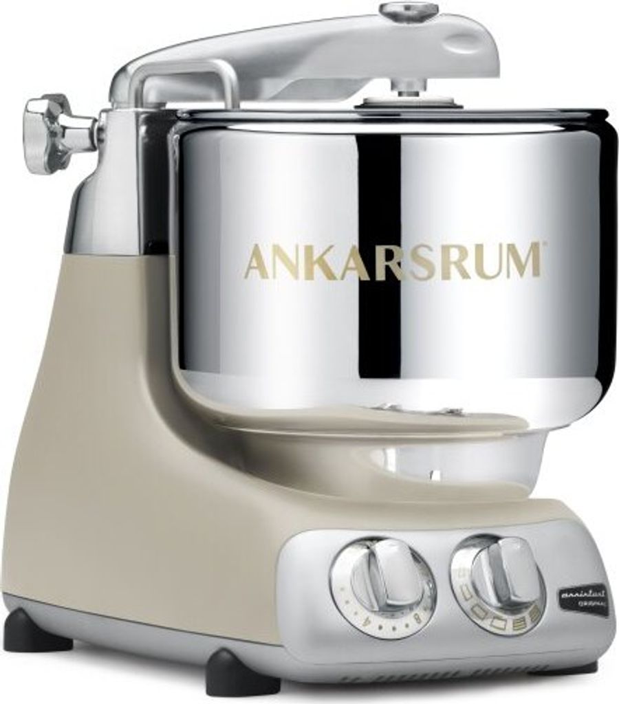 ANKARSRUM Assistent 6230 Harmony Beige - 1500W 7L Edelstahlschüssel Recyceltes Aluminium Handgefert