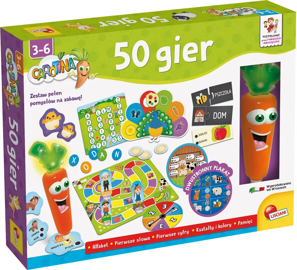 Carotina 50 jeux avec stylo interactif parlant pour l'éveil des enfants