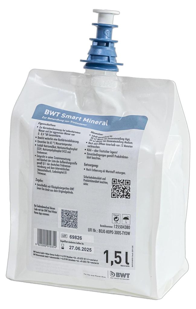 BWT Mineralstoff-Wirkstoff Smart Mineral L1/LE, 1,5 l, pro Obrázek produktu 
