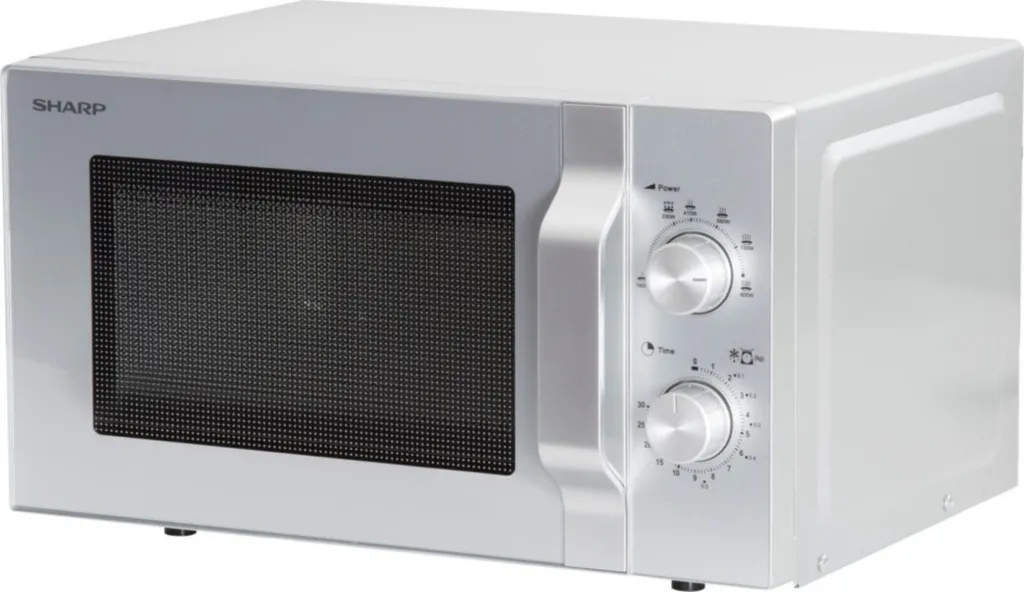 Four à micro-ondes 20L Sharp R204S Silver avec 5 Niveaux de Puissance