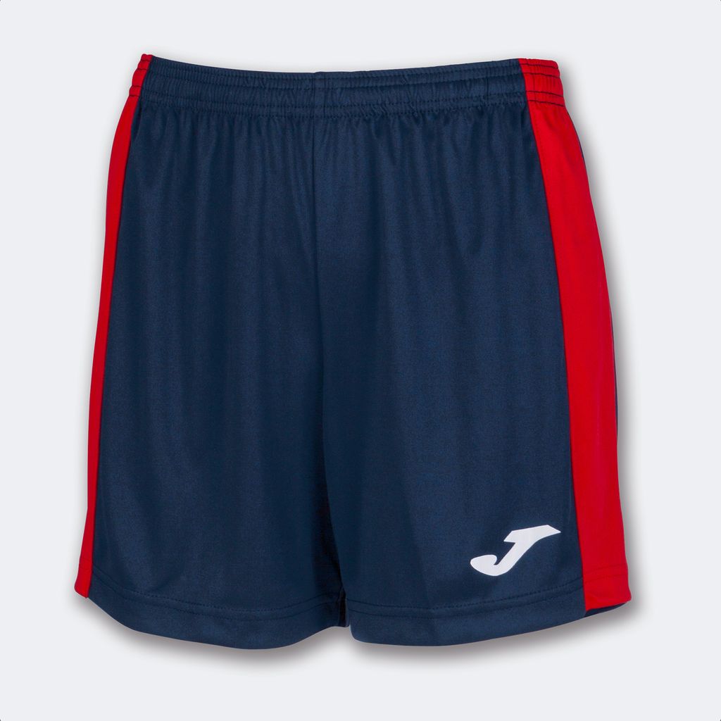 Joma Maxi Short, Marineblau-Rot, Xxs